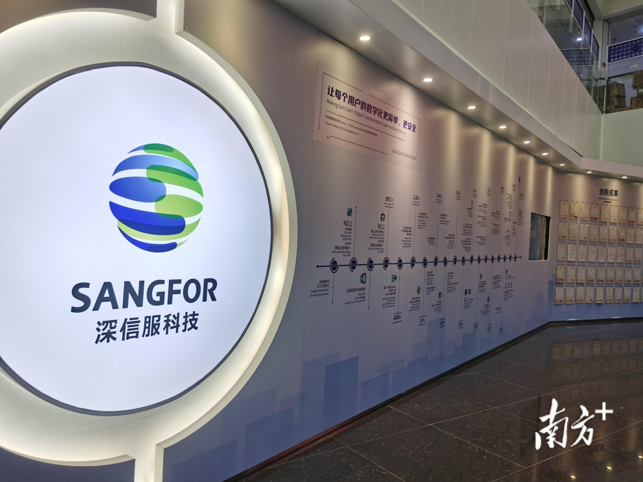 17日下午,深圳市政协视察组先后前往深信服科技股份有限公司,海能达