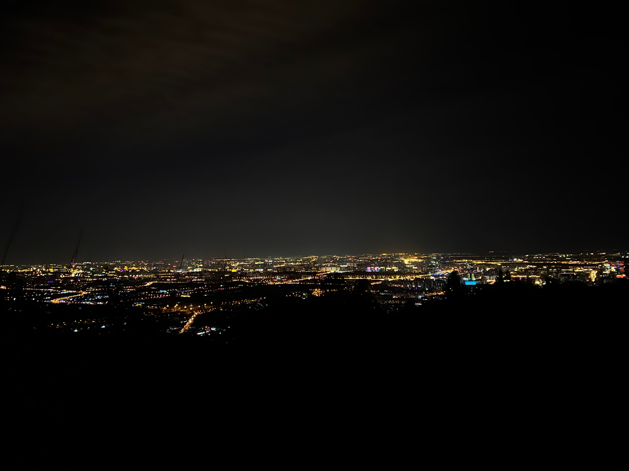 北京鬼笑石看到的夜景 摄影