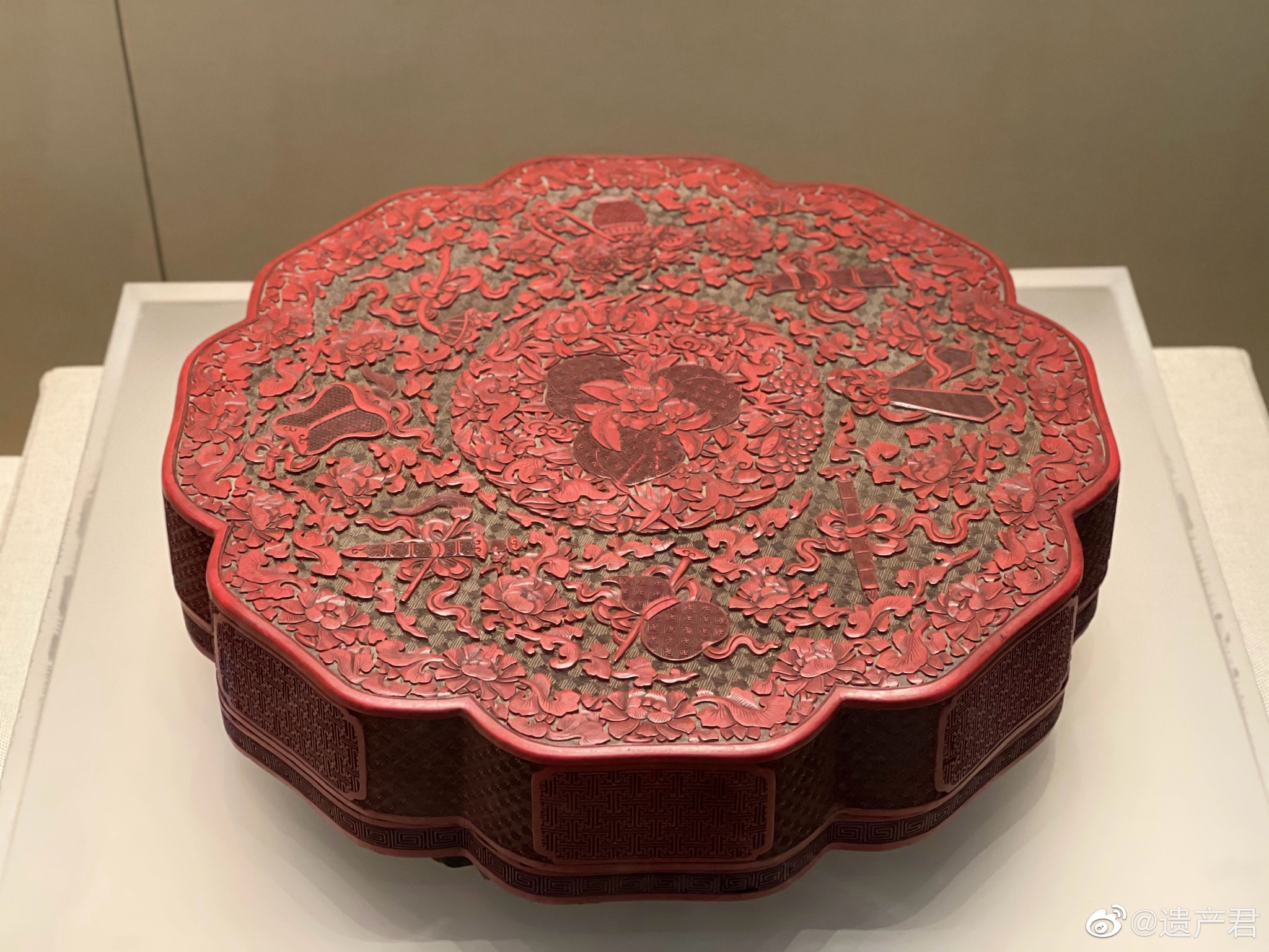 浙江省博物馆的明清漆器真好