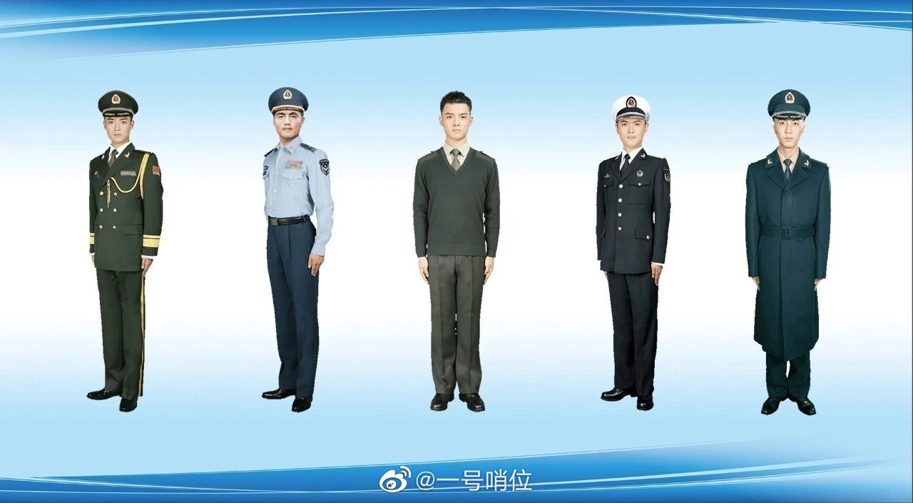 礼服,常服,作训服,个人装具,卧具,标志服饰网友好奇的