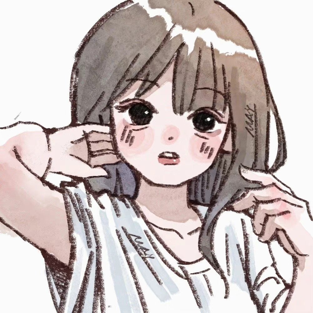 超好看手绘女生头像 7963090977__财经头条