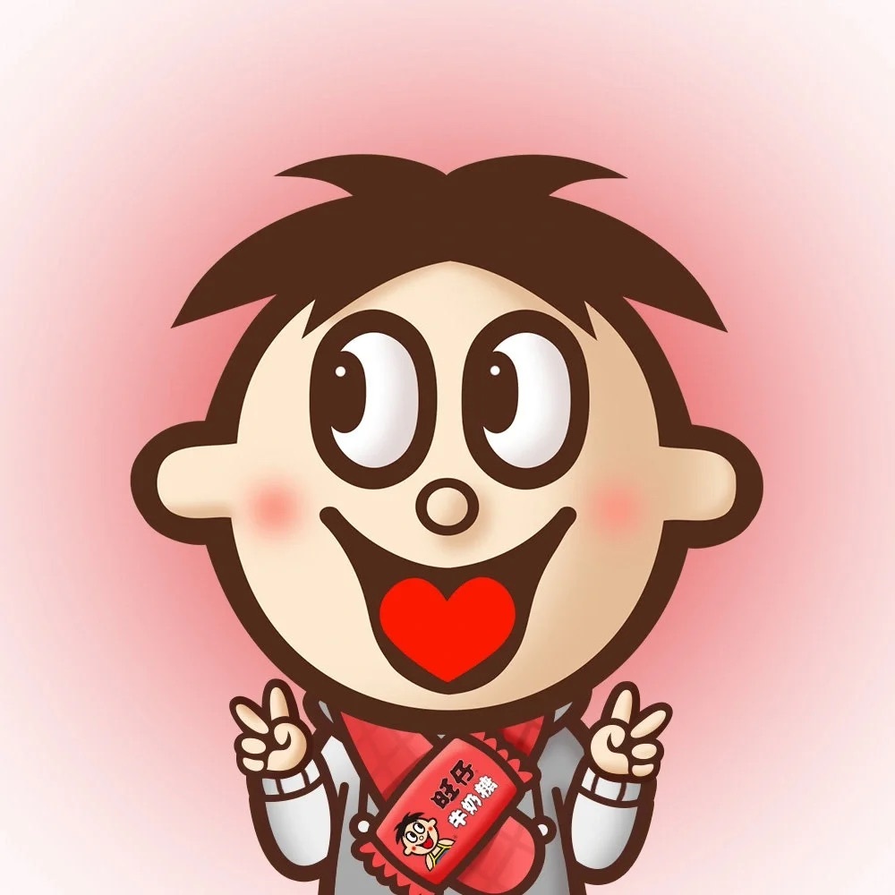 旺仔系列头像:红橙黄绿青蓝紫齐啦