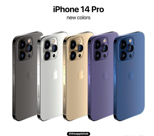 iPhone 14 Pro机模曝光：紫色或成销量密码。休闲区蓝鸢梦想 - Www.slyday.coM