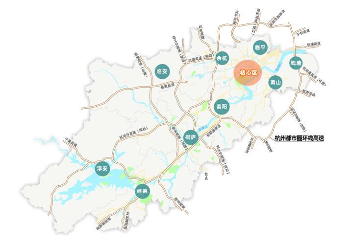 濱江納入核心城區桐廬建德為兩大星城杭州的一核九星將各司其職