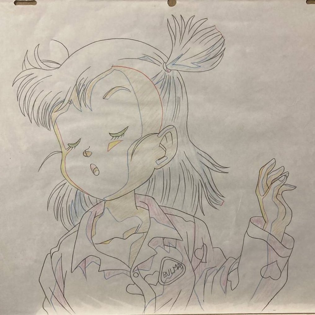 1996年剧场版动画《龙珠:迈向最强之道》部分赛璐璐动画设计稿