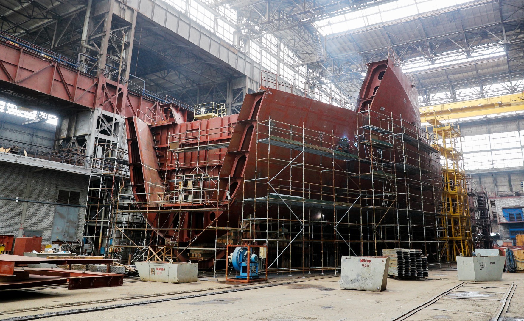 俄国加里宁格勒的波罗的海琥珀造船厂.