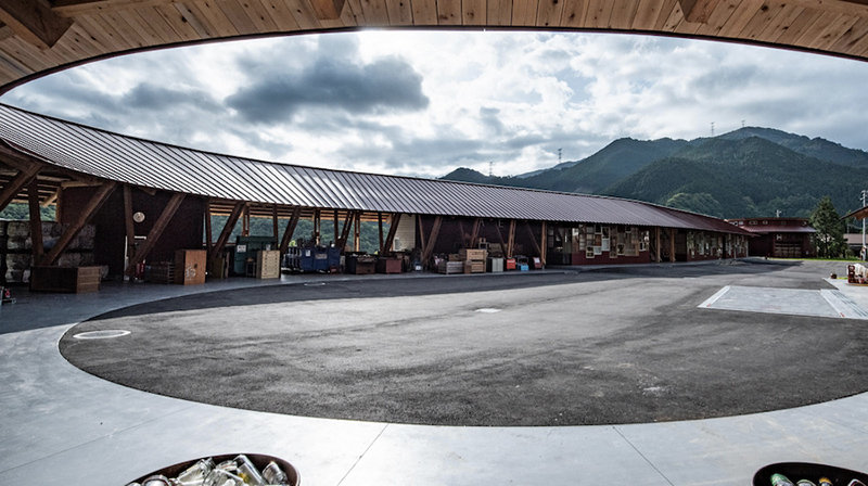 在日本西部德岛县上胜町