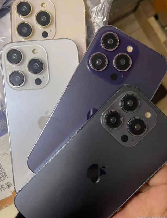 iPhone 14 Pro机模曝光：紫色或成销量密码。休闲区蓝鸢梦想 - Www.slyday.coM