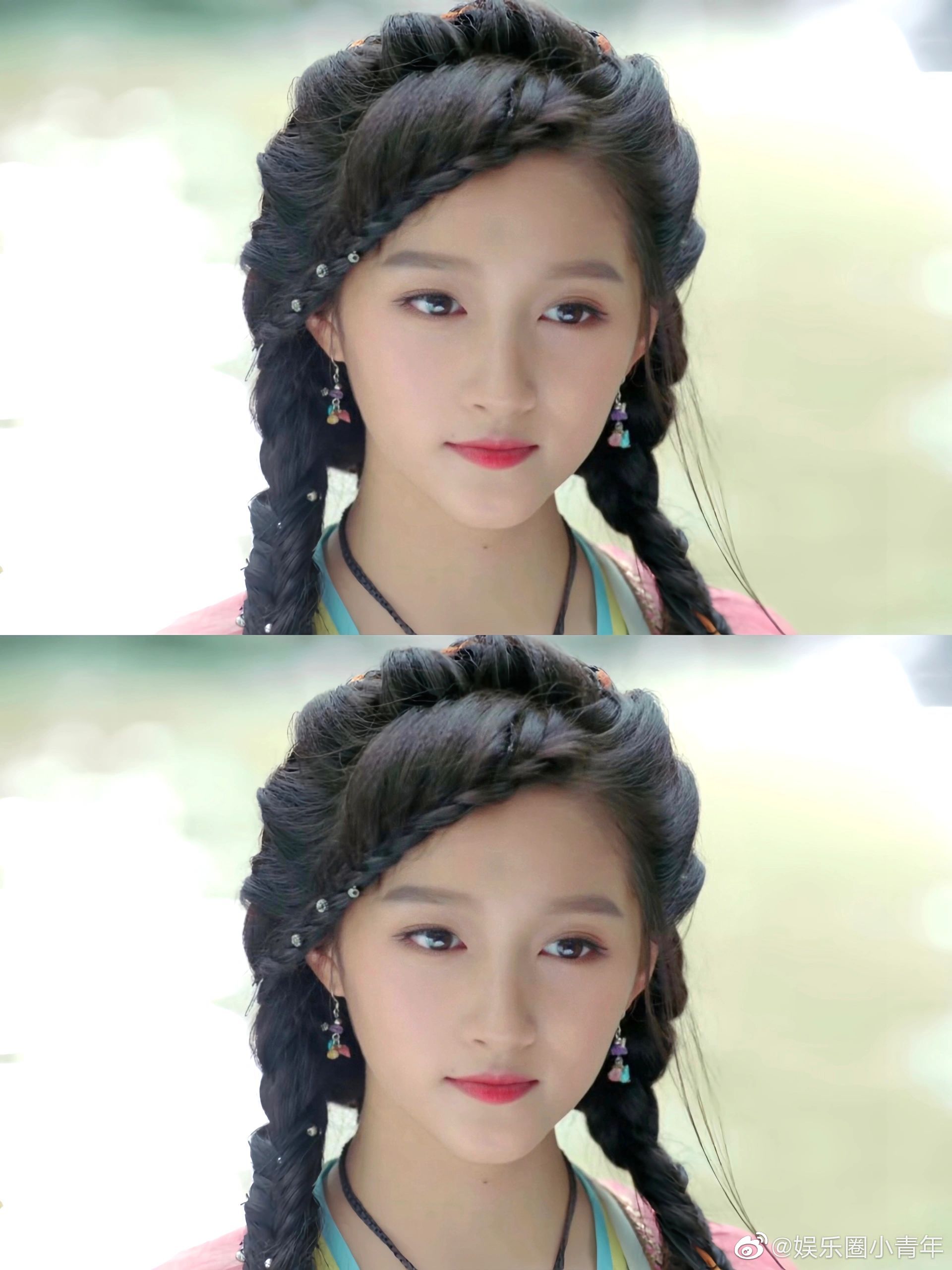 哇,关晓彤这个双麻花辫的古装造型好好看……_高清图集_新浪网
