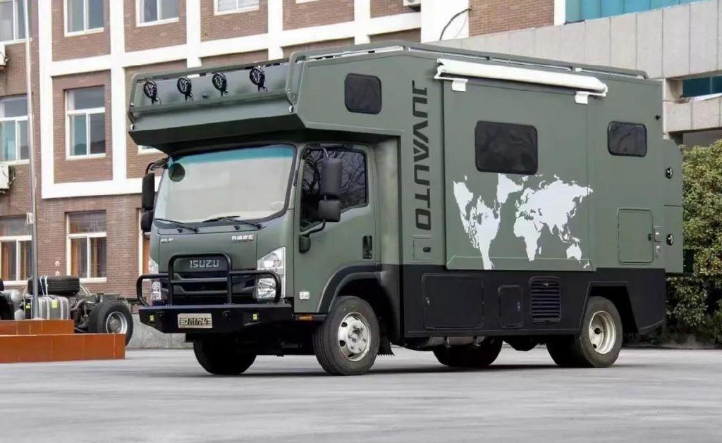 巨威五十铃700p单拓展房车 美式实木内饰 典雅时尚配置全-新浪汽车