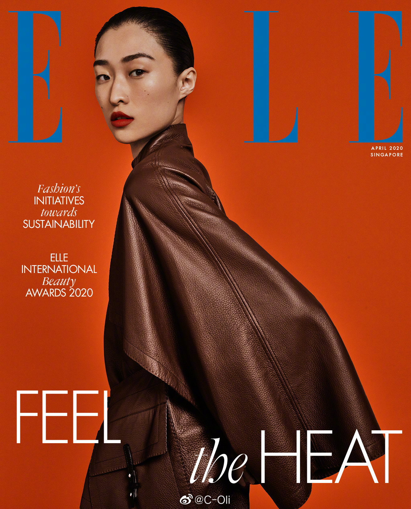 elle singapore april 2020: @汪曲攸 by yulia gorbachenko