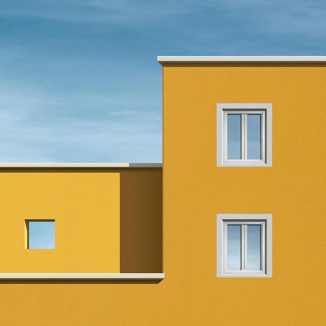 极简色彩搭配,窗边的五彩缤纷.| stefano cirillo