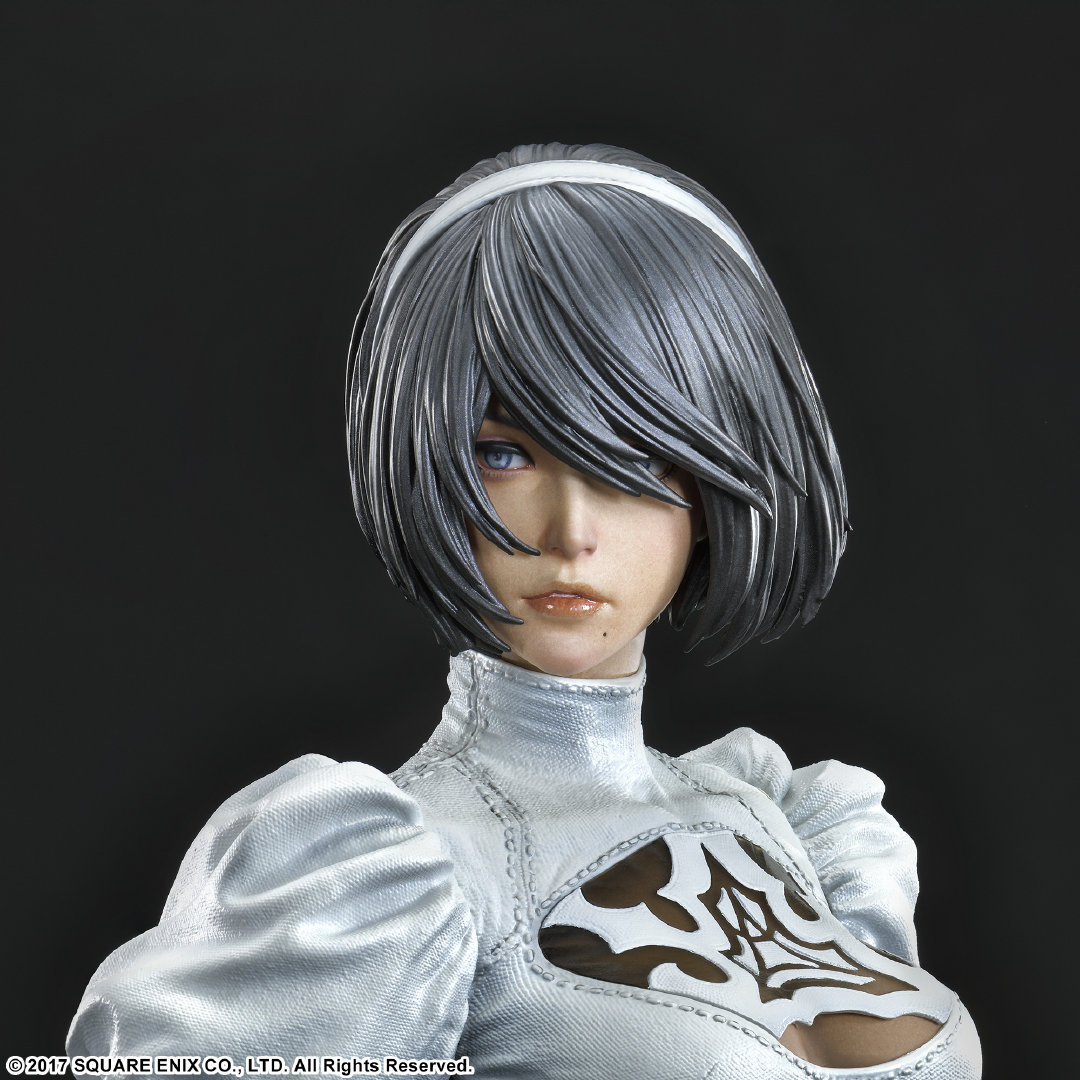 6/ 6square enix《尼尔:自动人形》2b(寄叶二号b型)2p颜色1/4手办12月