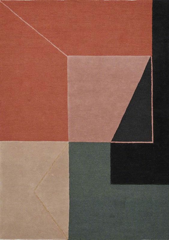 一组舒适的色块配色参考