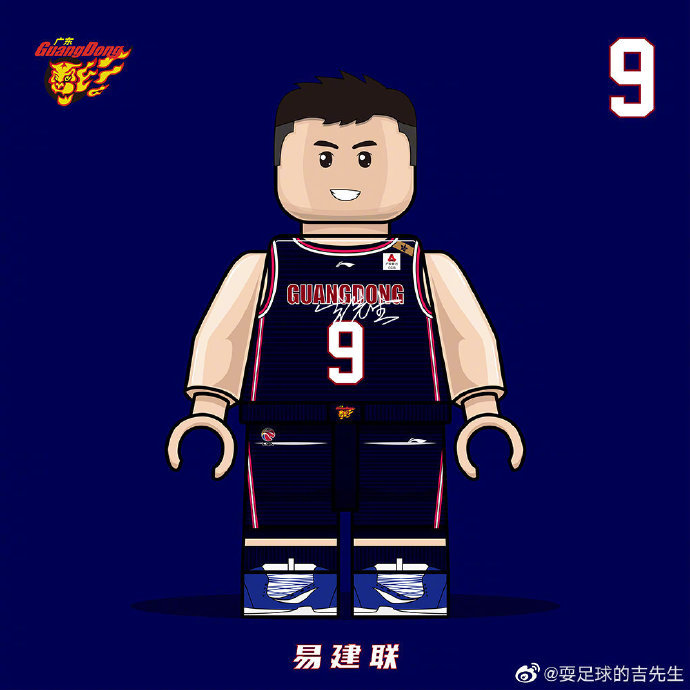 细节满分耍足球的吉先生设计cba乐高小人你没见过的全新版本