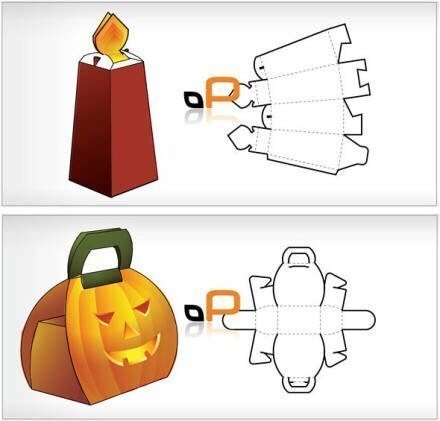 异型包装展开图