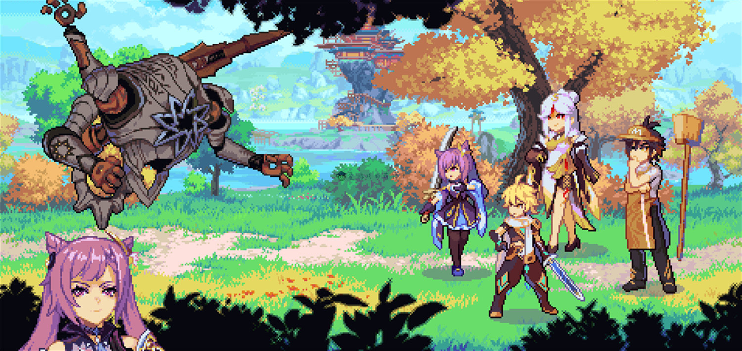 《原神》变成复古像素风格横版jrpg,会是什么样子?__财经头条