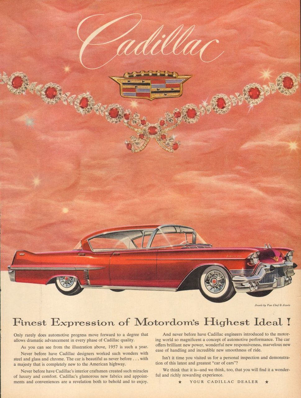 1950年代 凯迪拉克的广告设计