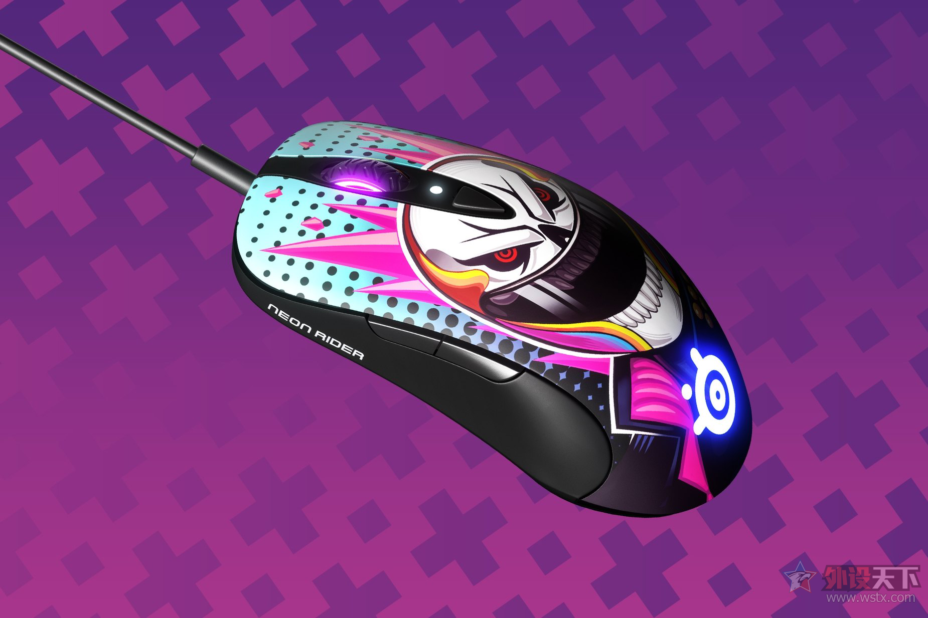 霓虹骑士皮肤故事 x 赛睿联名外设开卖