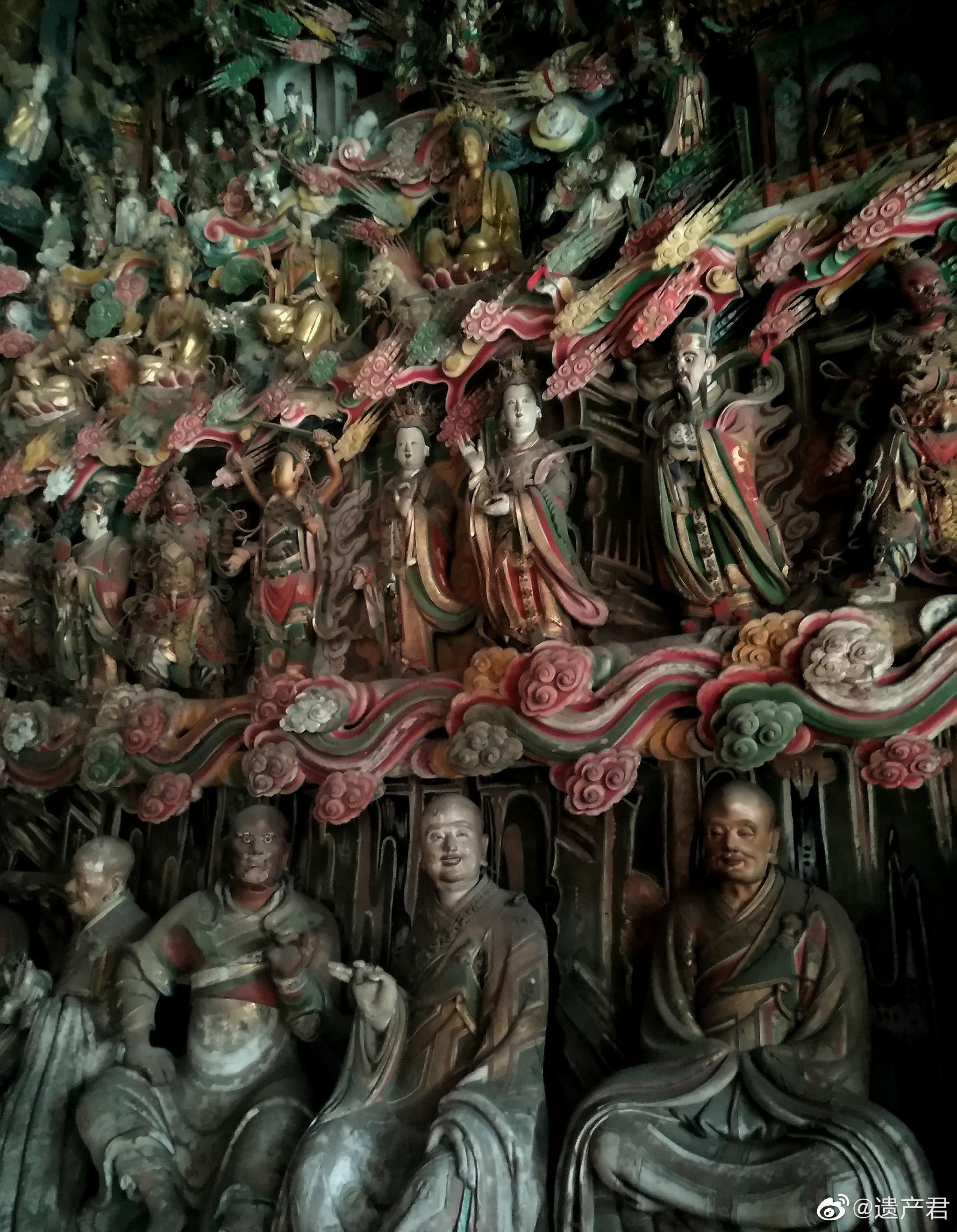 山西长治观音堂的明代悬塑