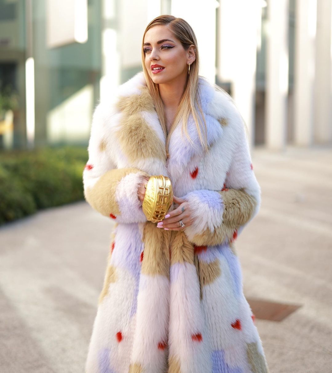 时尚博主chiaraferragni甜美时尚靓酷的穿搭美照