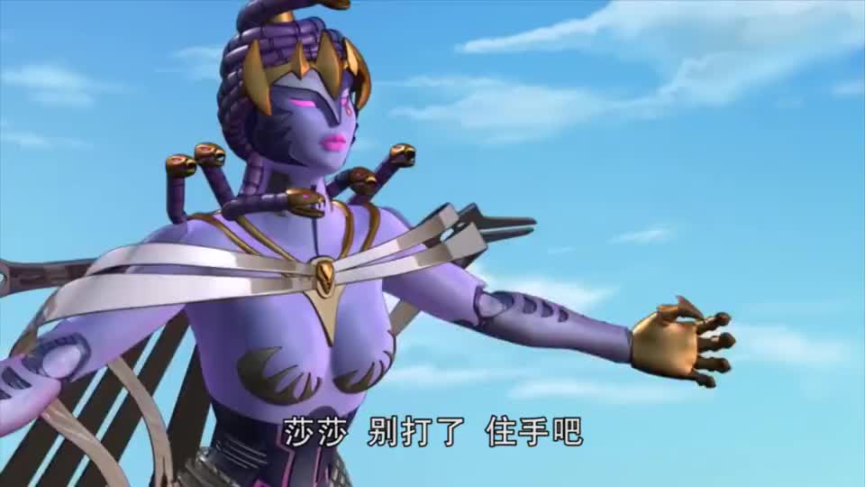 神兽金刚命运悲惨的沙蝎女被改成机械兽对姐姐大打出手