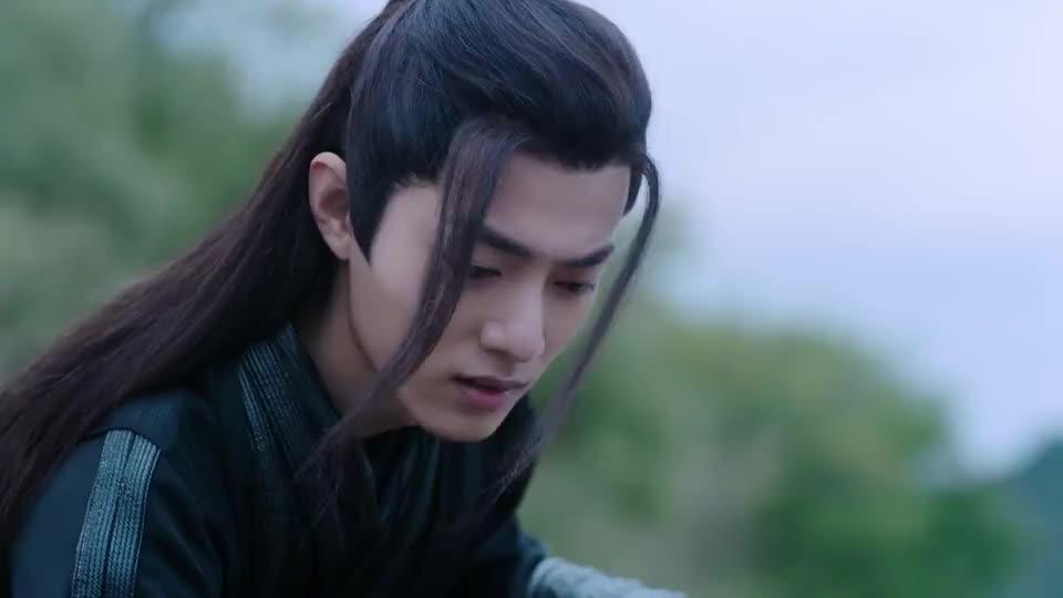 陈情令莫玄羽躲在树后面差点被蓝湛发现太可爱了