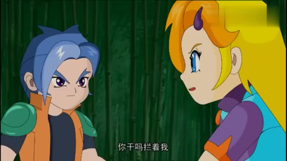 晶码战士女主被怪兽带走了她的超能力兽为了救她进化了