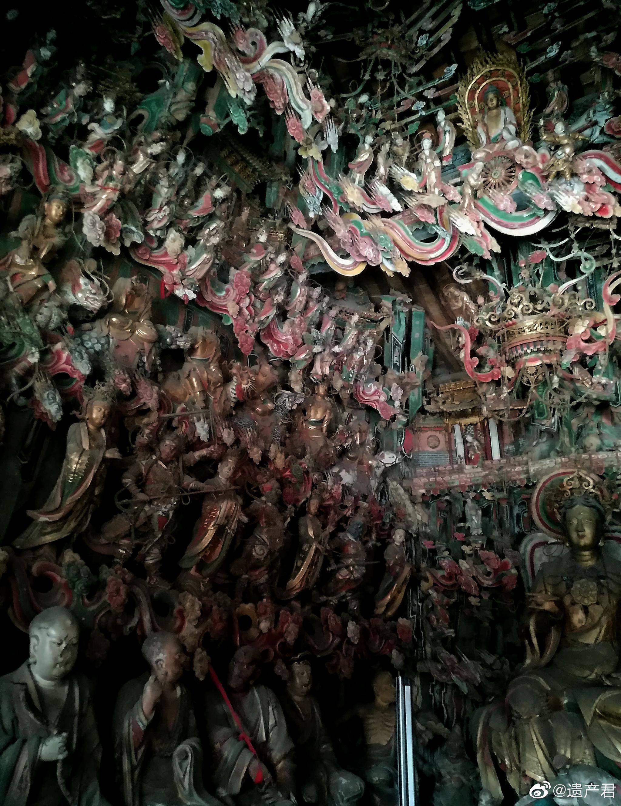 山西长治观音堂的明代悬塑