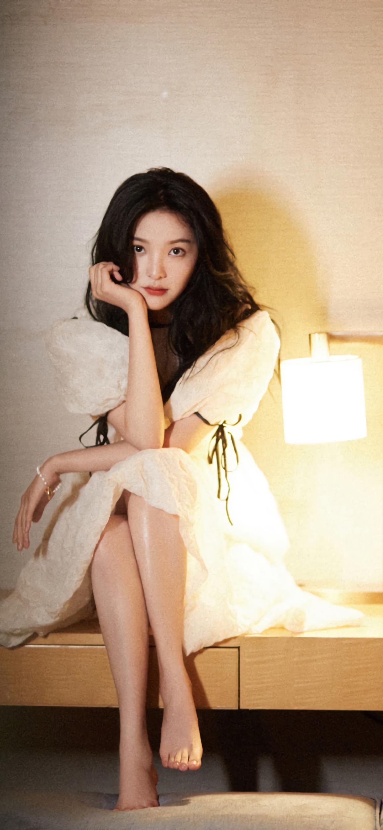 清新甜美系章若楠手机壁纸