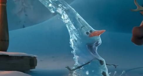 《冰雪奇缘2》不朽的"雪宝"奥拉夫,融化后会变成什么样?