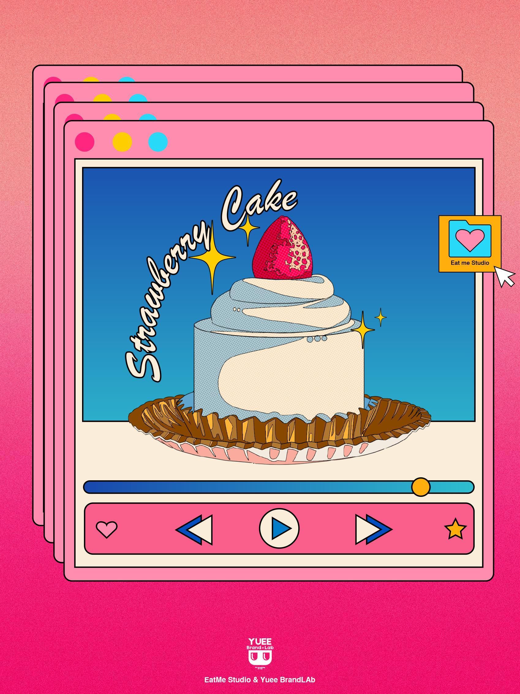 city pop复古烘焙甜品vi设计 —— design by yueebrandlab