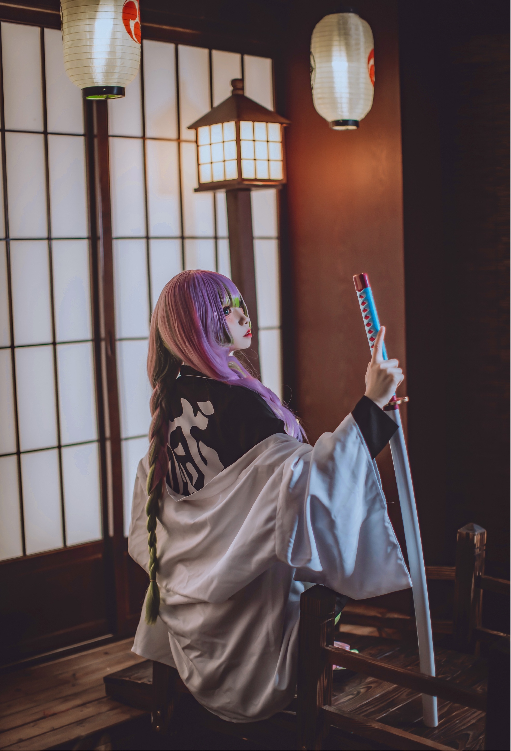 鬼灭之刃cos好大的恋柱啊