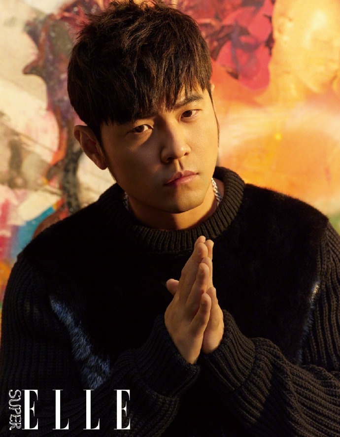 周杰伦|艺术主题黑西装酷帅写真