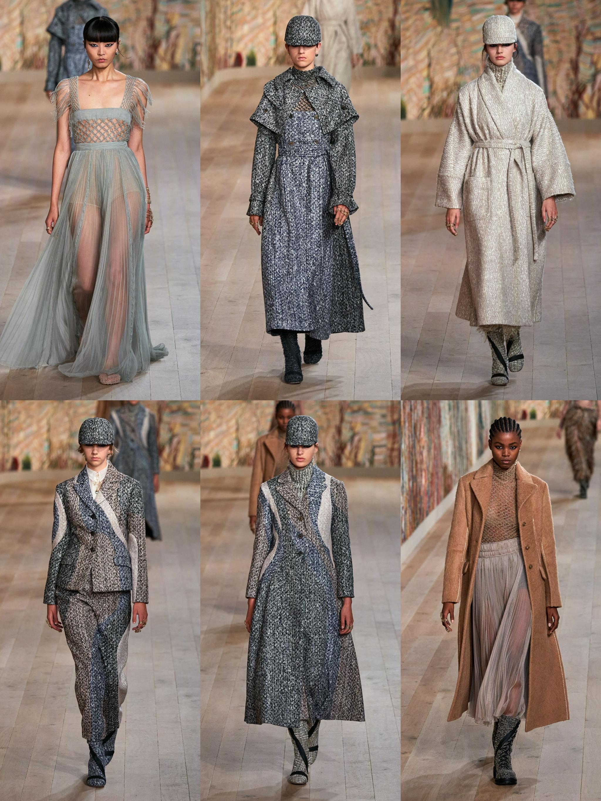 christiandior2021秋冬高定系列刺绣是本季的中心元素