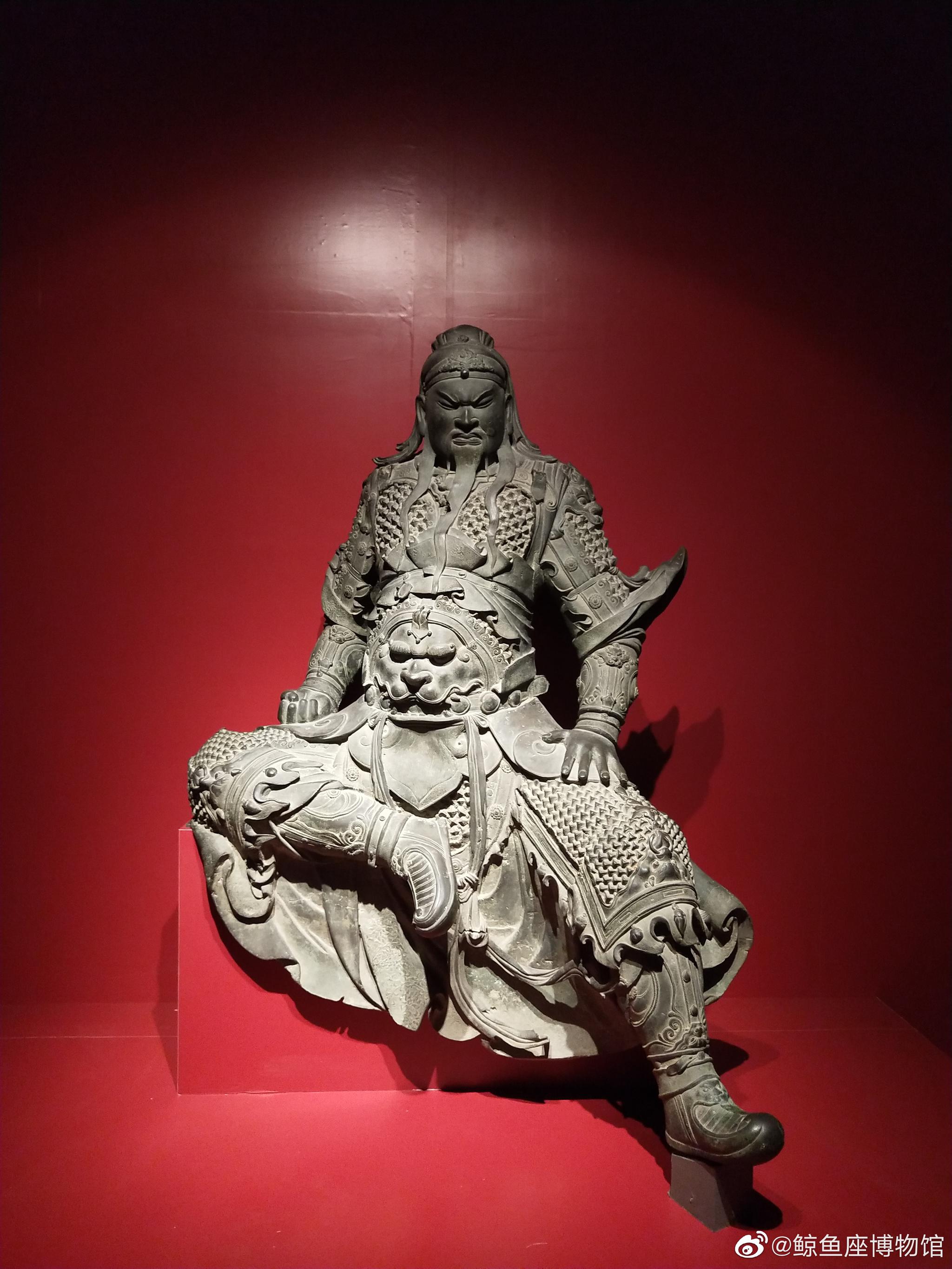 关公铜坐像