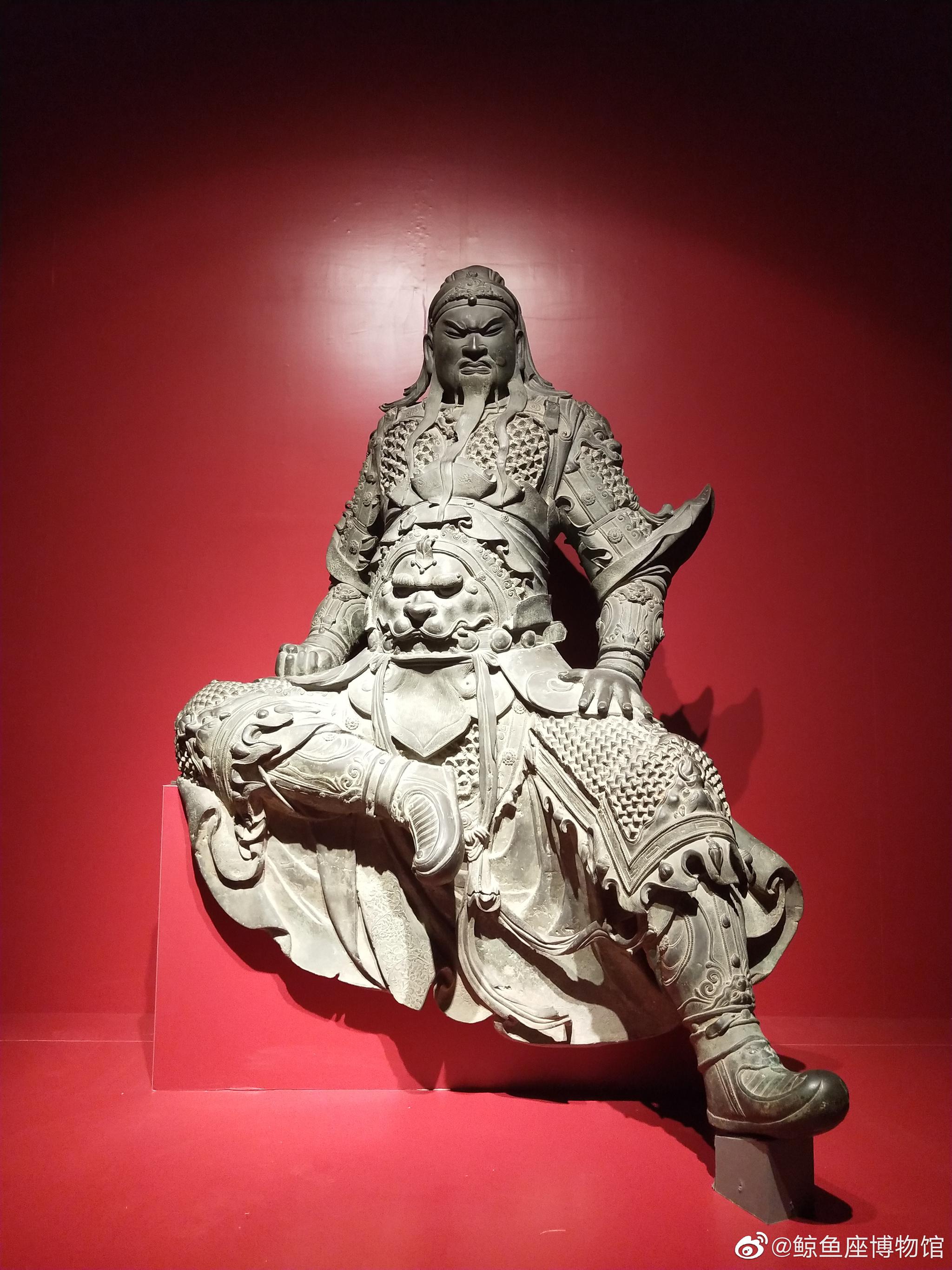 关公铜坐像|关羽_新浪新闻