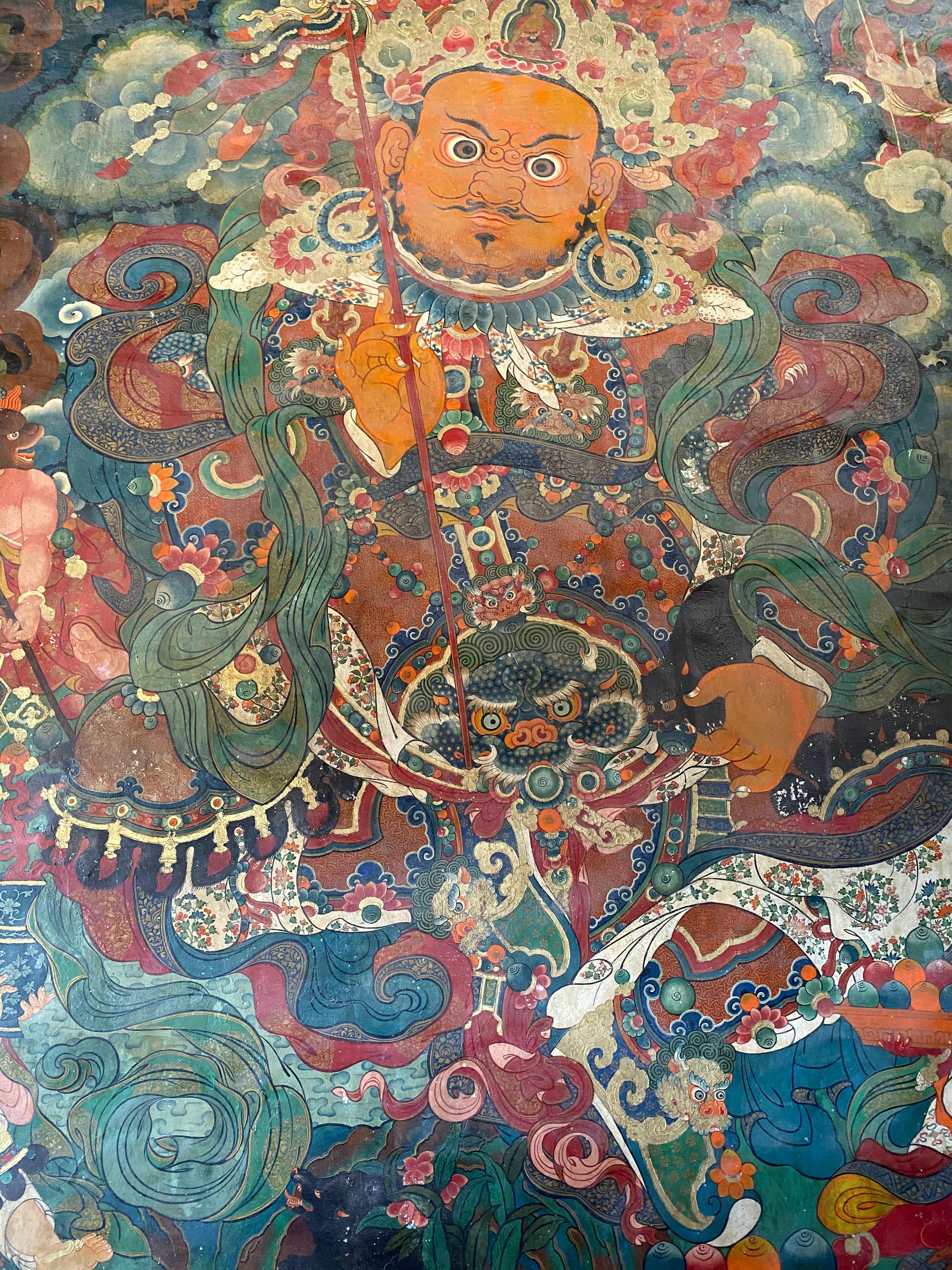 布达拉宫里面有相当大的区域,是不需要买票就可以参观的