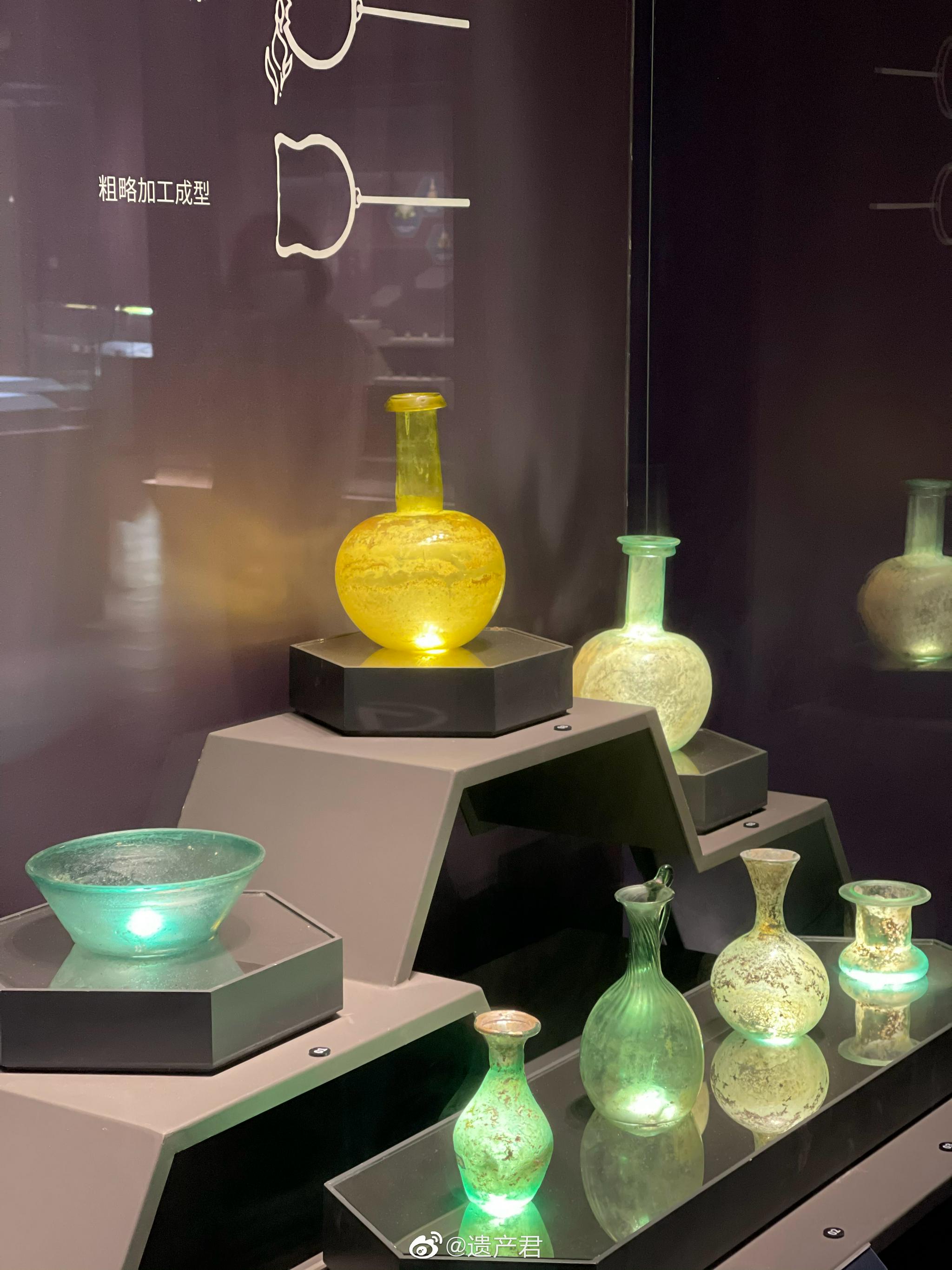 淄博陶瓷琉璃博物馆收藏的唐代玻璃器