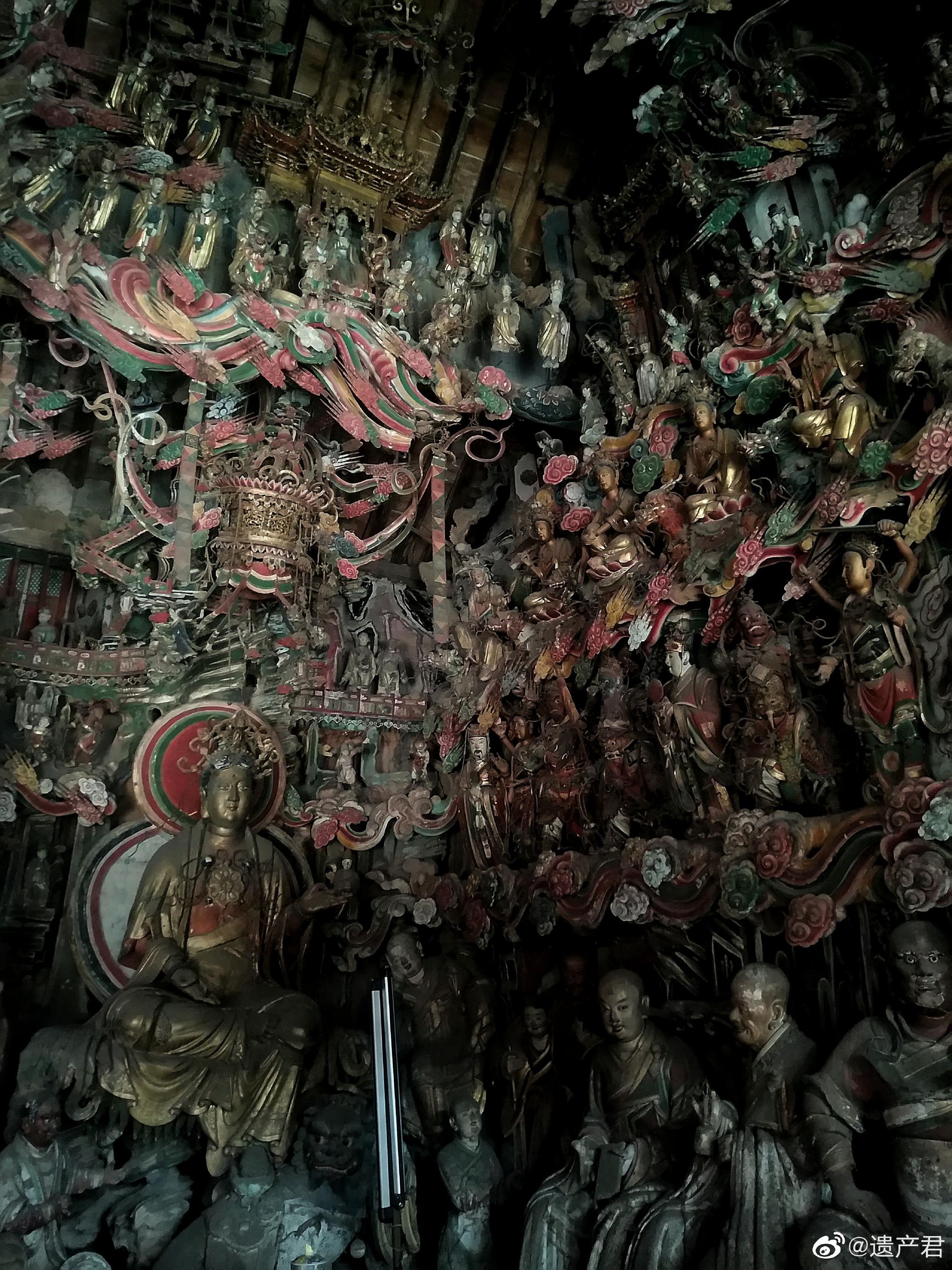 山西长治观音堂的明代悬塑