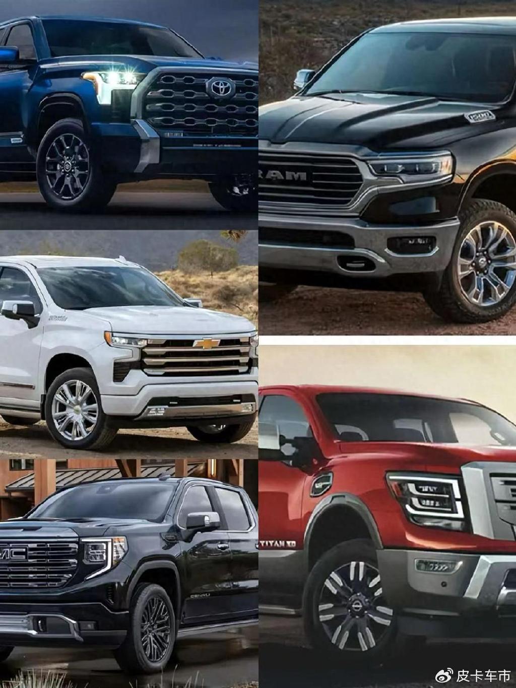 6款最棒的全尺寸皮卡盘点马力超400匹车长近6米