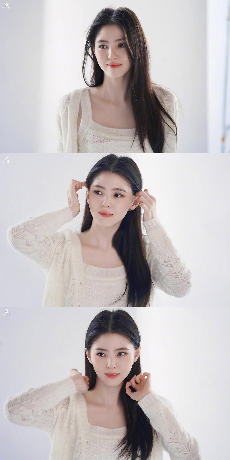 韩素希最新画报花絮图 侧拍记录下的韩姐更显娇美动人