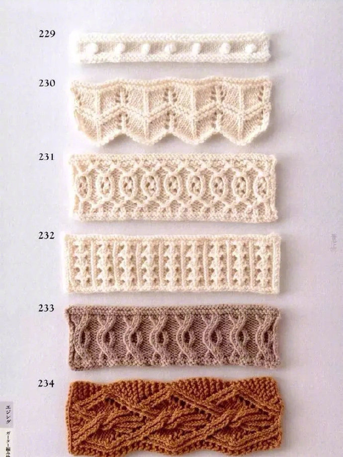 棒针编织花样分享适合各种衣服围巾哦