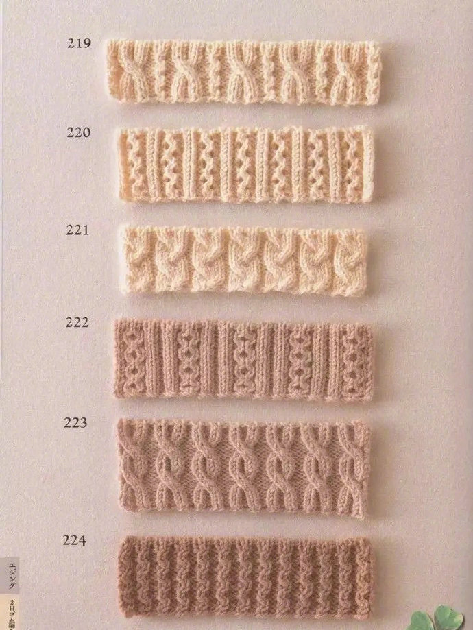 棒针编织花样分享适合各种衣服围巾哦