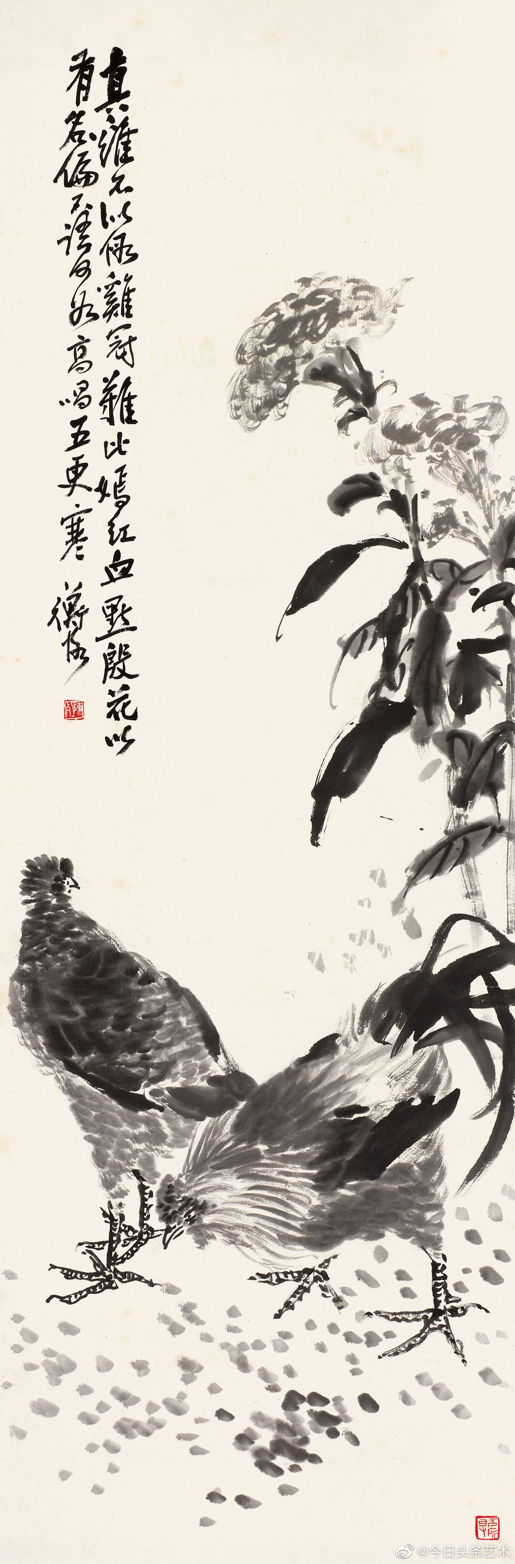 画家陈师曾花鸟画