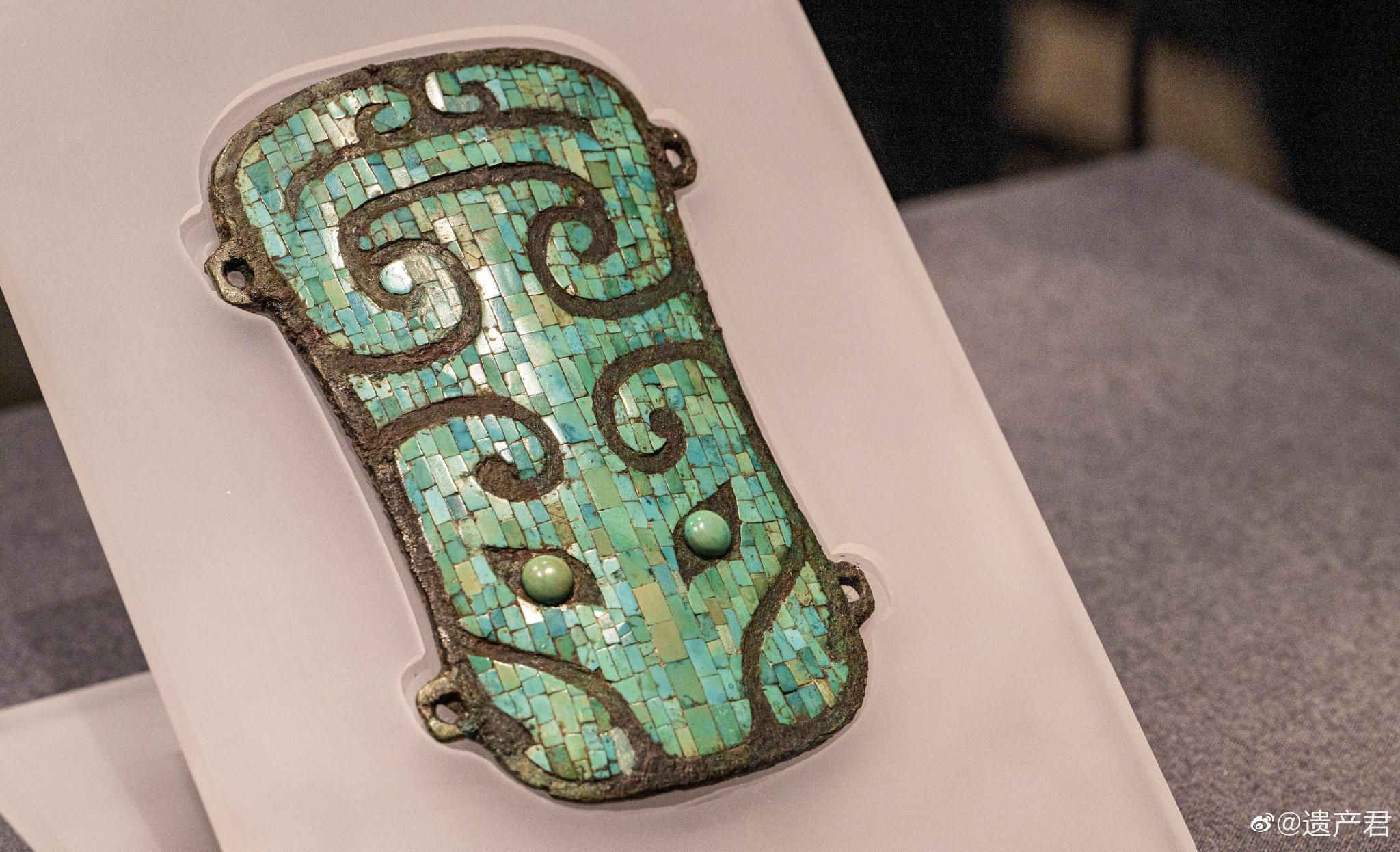 在@盘龙城遗址博物院 展出的 —中国古代绿松石文化展……__财经头条