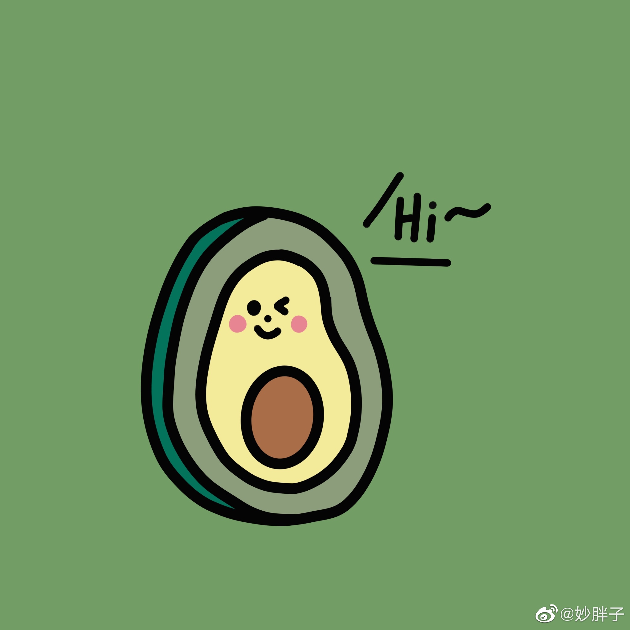 当水果遇上小表情,猜猜它们会说什么 @妙胖子