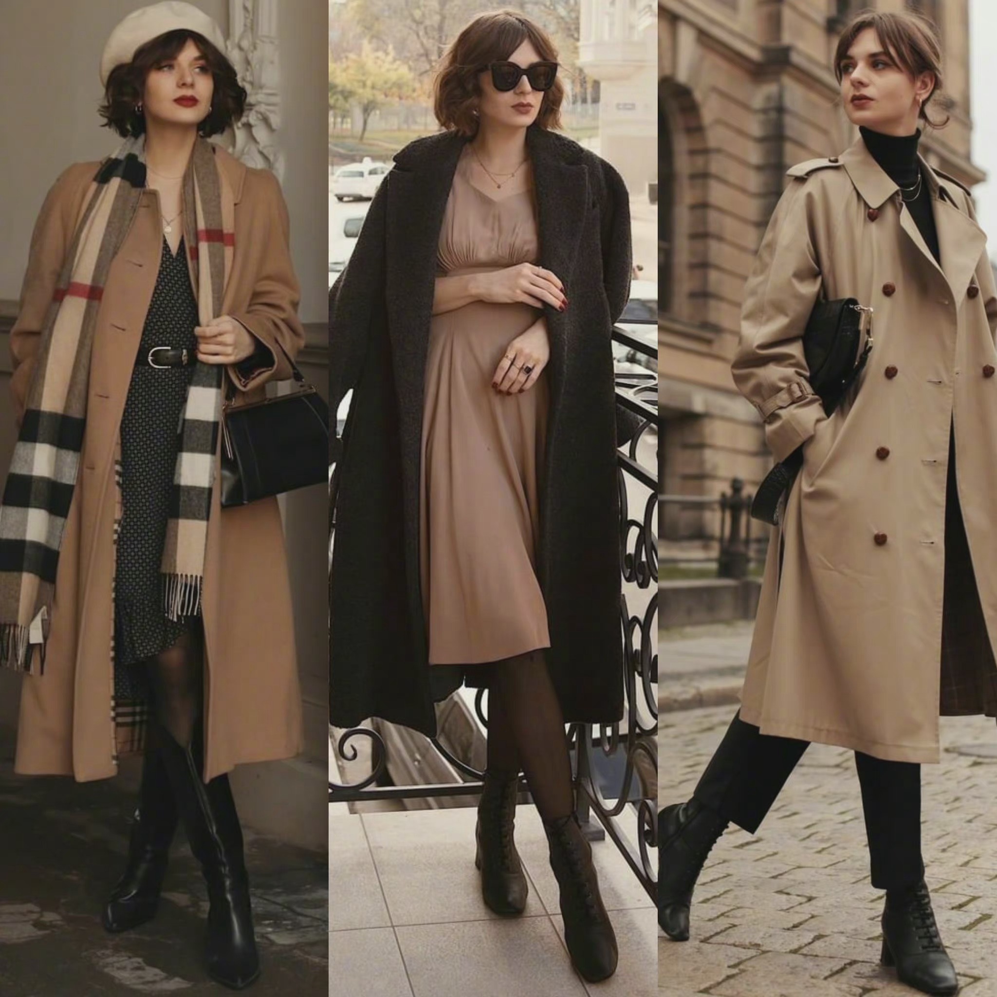 波兰博主,复古文艺且优雅的南法法风穿搭参考