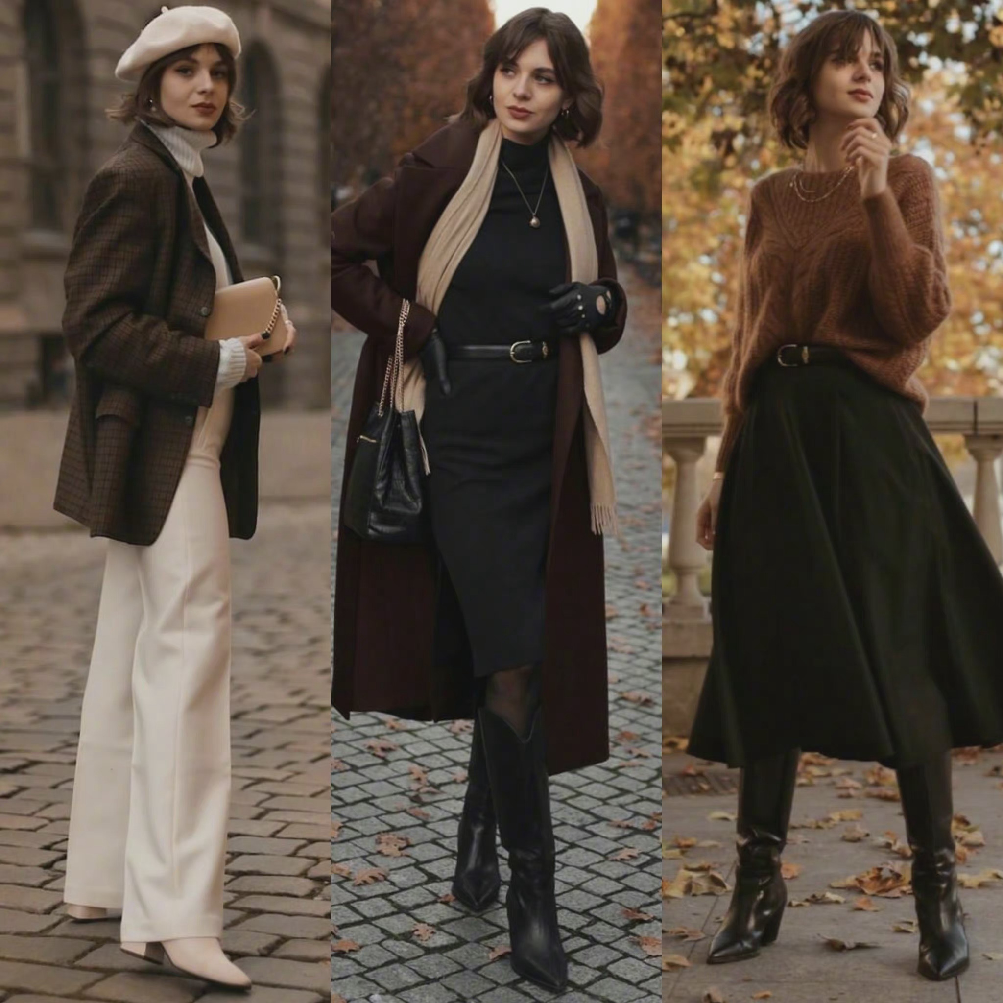 波兰博主,复古文艺且优雅的南法法风穿搭参考