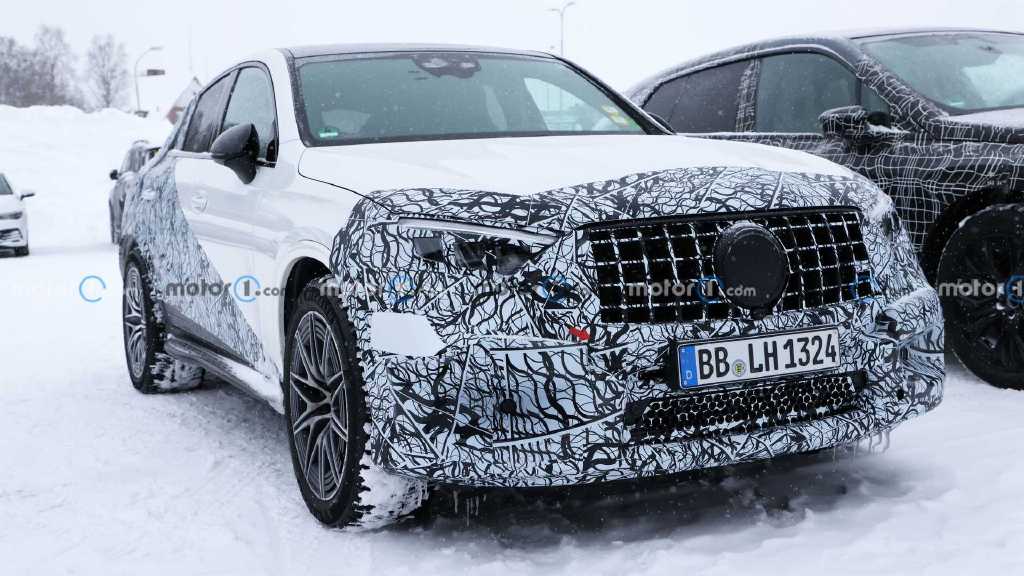 GLC63coupe,gle63coupe 梅赛德斯amg全新glc63coupe谍照曝光或今年二季度推出